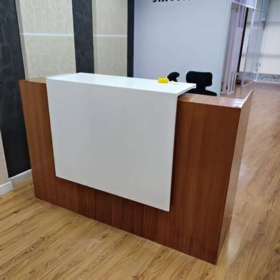 160cm Wooden Reception Desk image 5