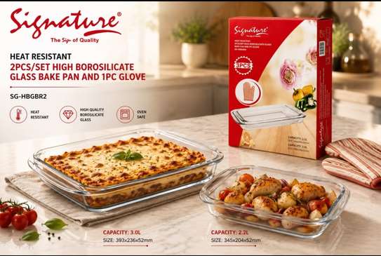 Signature Glass Bakeware Set 3L+2.2L image 3