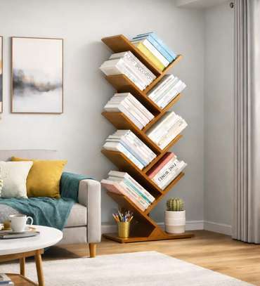 8 Tier Wooden Tree Shaped  Bookshelf image 15