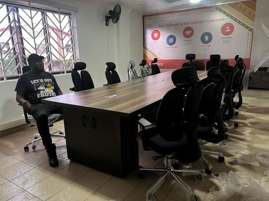 4.8 M Office Boardroom Table with stsorage image 9