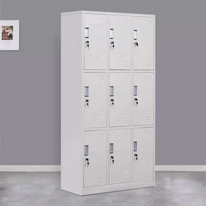 9-Locker Office Storage Unit image 2