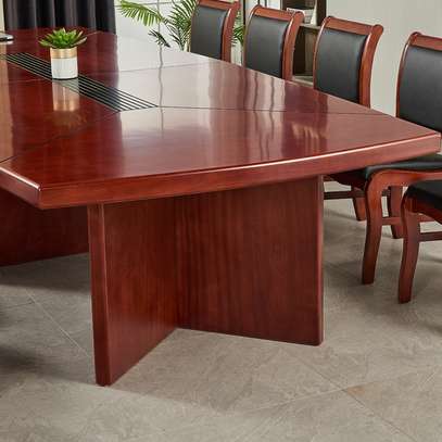 Boardroom Table; 3M Mahogany Conference Table image 11