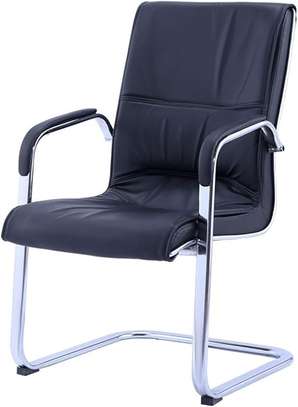 Faux Leather Executive Visitor's Chair image 5