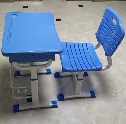MDF Adjustable Kid's Desk and Chair image 6