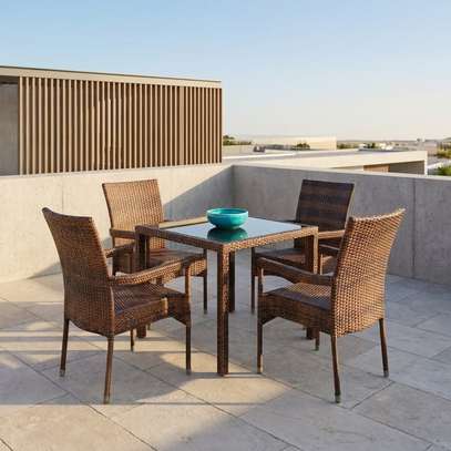 Outdoor Furniture: Rattan  Table & Chair Set  In Nyakoe image 4