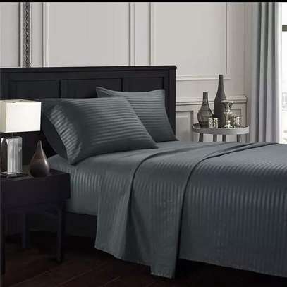 premium white striped cotton bedsheetsr l image 11