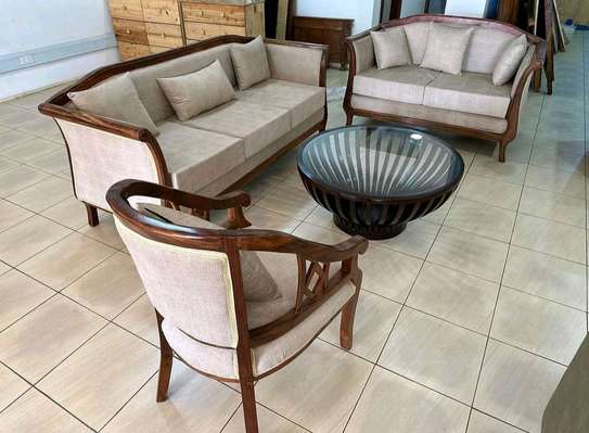 Seven seater antique sofa sets image 6