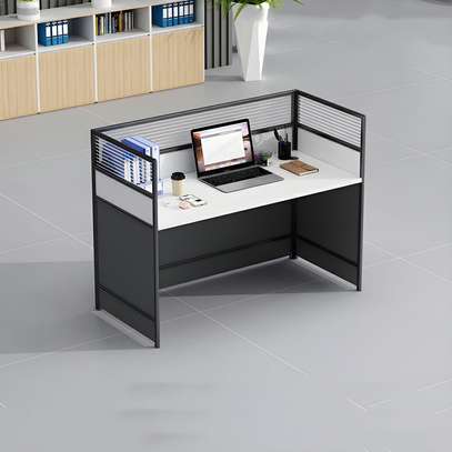 Office Workstation - 4 way modular workspace image 5