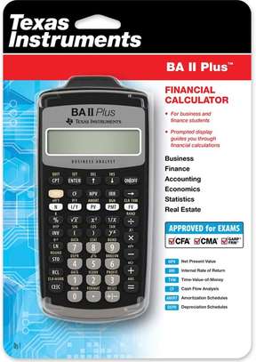 Texas Instruments BA II Plus Financial Calculator, Black image 3