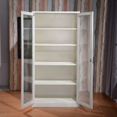 Office Cabinet; 2 Door Full Glass Filing Cabinet image 3
