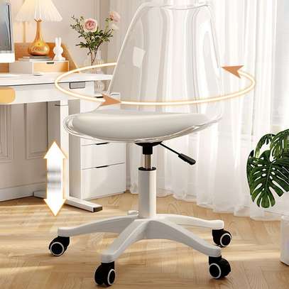Home Chairs: Home Stool And Rotating With High Backrest image 5