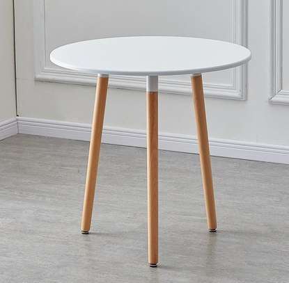 Modern Wooden Round Café Dining Table image 5