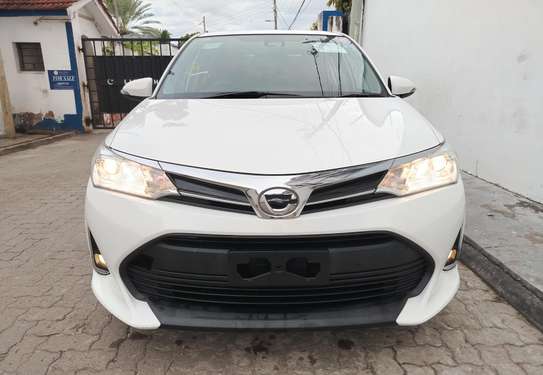 Toyota axio white 2019 2wd image 2