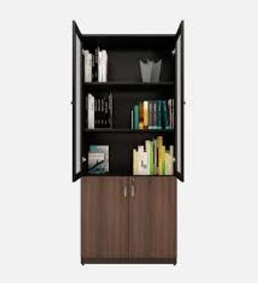 Wooden Executive 2 Door Lockable Office Storage Cabinet image 2