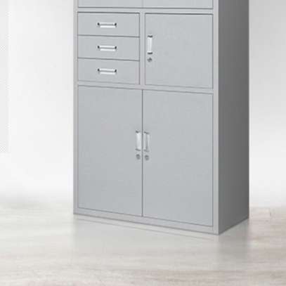 2-Door Metallic Office Cabinet with Safe image 5