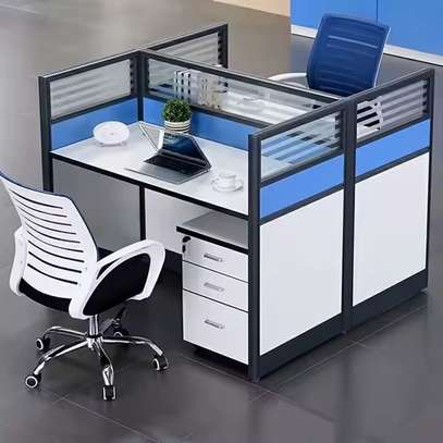 Office Workstation; 2-Way Modern Office Workstation image 5