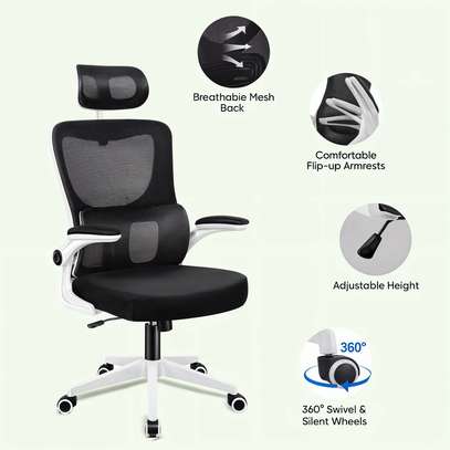 Swivel High Back Orthopedic Office Chair image 8