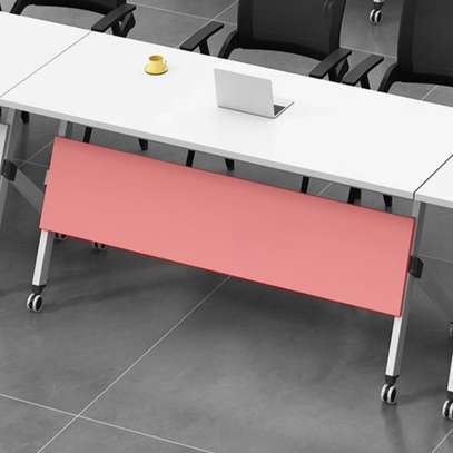 Standing Desks: White Foldable Desk for Training image 5