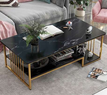 Coffee Table; Black White Coffee Table in Ogembo image 4