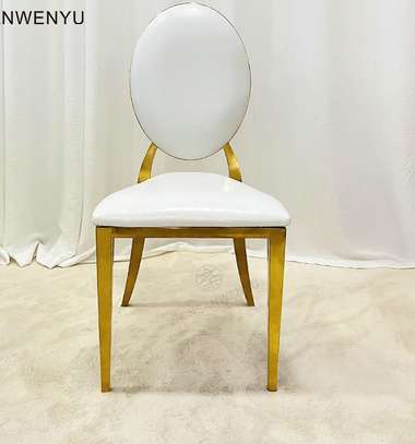 OFFICE CHAIR: Gold Like Simple Office Chair image 5