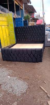 King Size Modern Bed with Side Draws image 9
