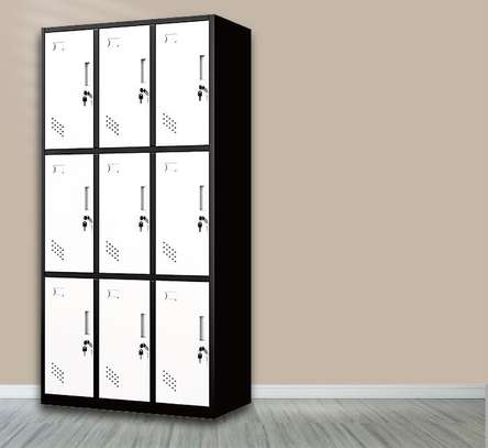 Office Cabinet:  9-Individual Lockers for Office Storage image 4