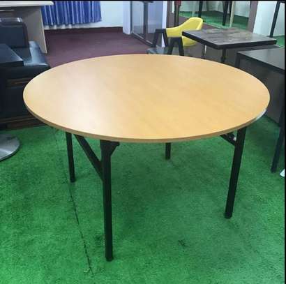 Foldable Table Round Office Table image 3