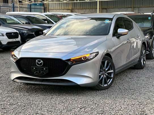Mazda 3 Silver color fully loaded 2019 model. image 9