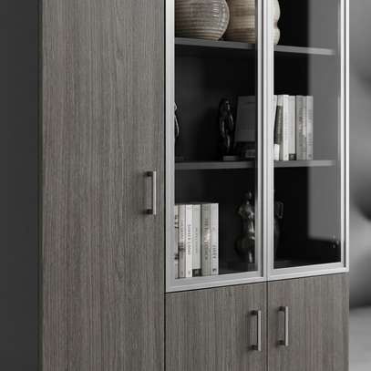 3-Door Wooden Filling Cabinet image 4