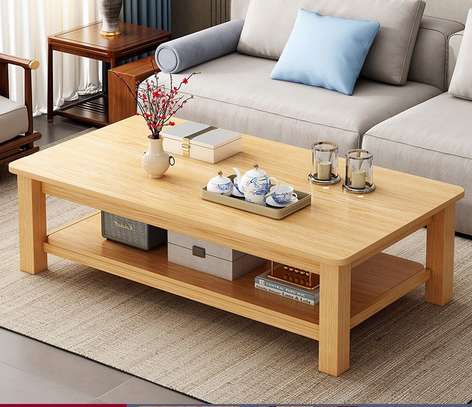 Modern Wooden Coffee-tea Table For Living Room image 3