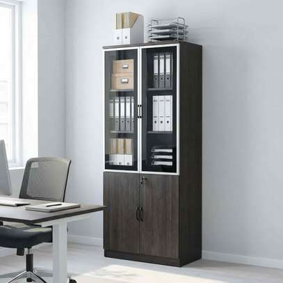 2-Door Mahogany Wooden Cabinet image 6