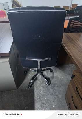 Office Chair; Generic Orthopedic Leather Office Chair image 14