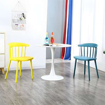 Dining Chairs: Modern Style Plastic Dining Chair image 3