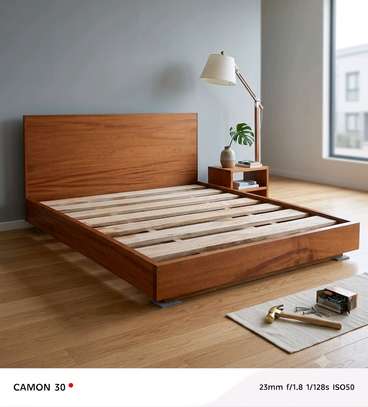 Mahogany floating bed image 2