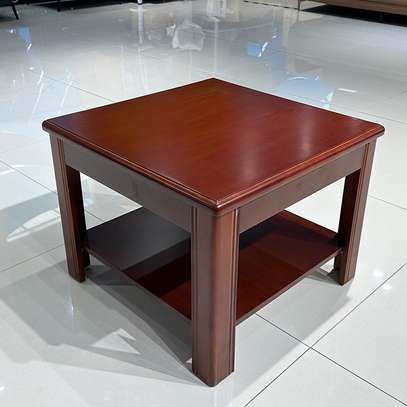 Modern Mahogany Squared Coffee Table image 15