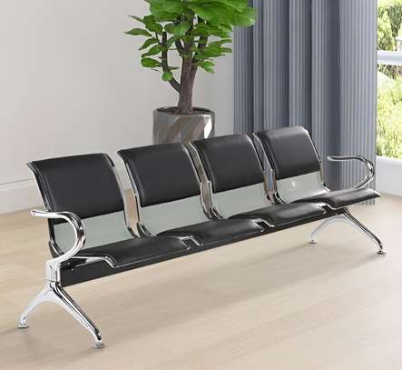 Office Bench; 4-Link Padded Office Bench image 8