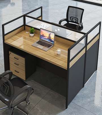 Office Workstation; 2 Seater Module Office Workstation image 3