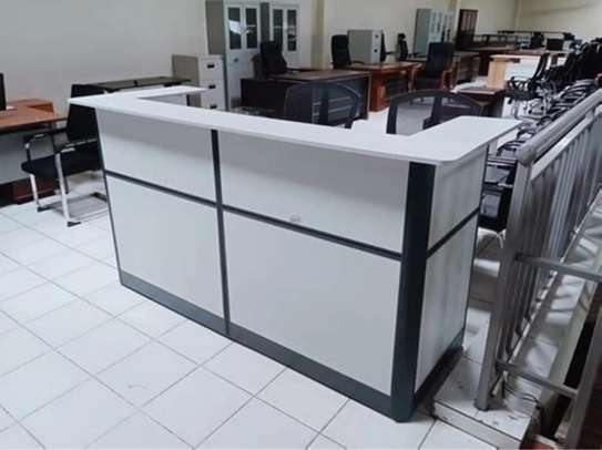 Reception Table : Modern Counter Reception Table In Magena image 4