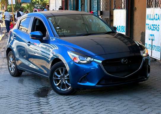 mazda demio 2019 blue image 3