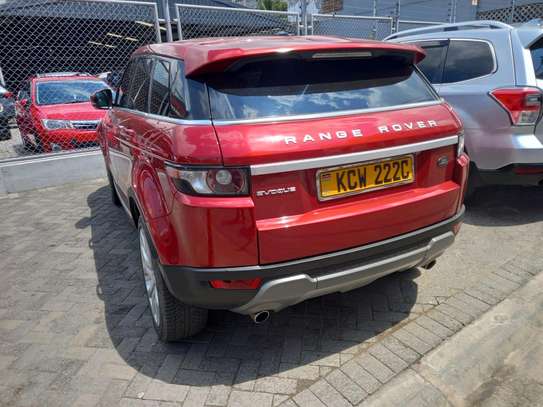 Range Rover Evogue Petrol 2013 redwine image 5
