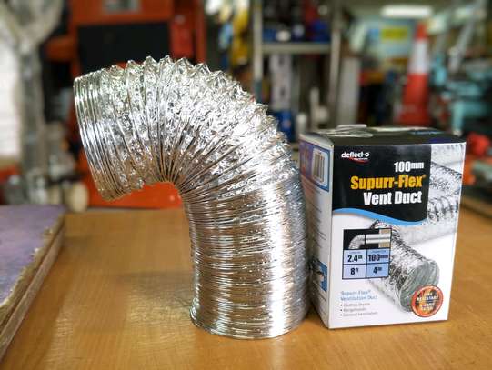 Supurr-Flex Aluminium Vent duct 100mm,2.4m image 5