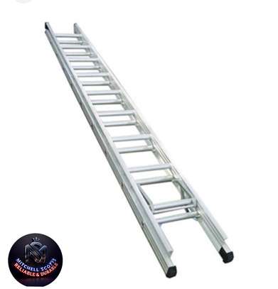 DOUBLE EXTENSION ALUMINIUM LADDER FOR SALES image 2