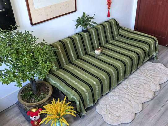 Reversible Chenille cotton sofa covers image 5