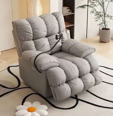 Sofas : Reclining Office Sofa with Tablet Holder image 2