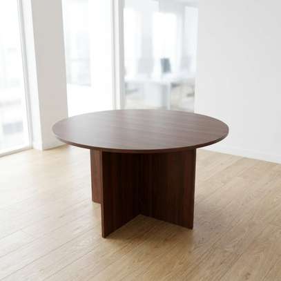 Round  Wooden Conference Table image 7