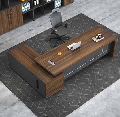 Modern 160cm L-Shaped Executive Office Desk image 6