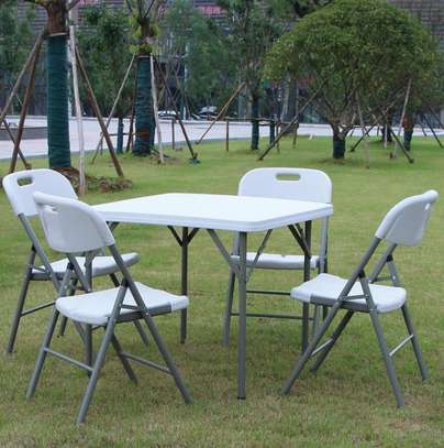 Study Tables : 90cm*90cm Square Foldable Study Table image 4