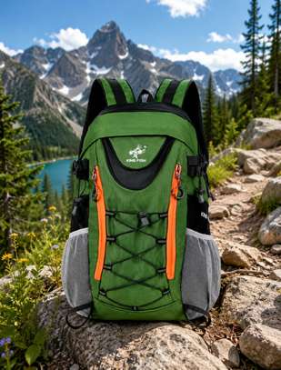 King Kong Medium Hiking Backpack Red Water-Resistant image 2