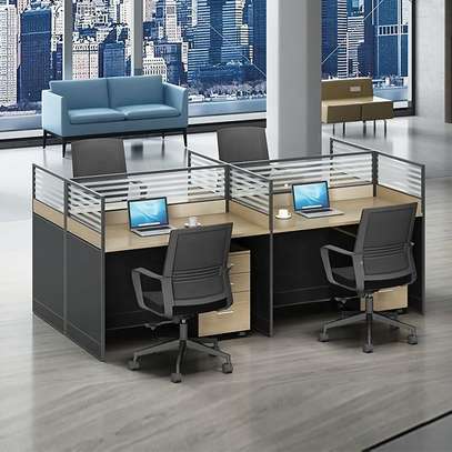 4-Way Modern Modular Office Workstation image 7