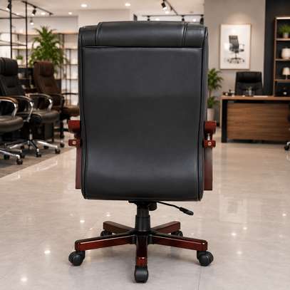 Executive Leather Office Chair Ergonomic High-Back image 6